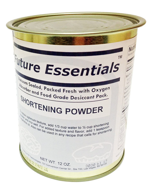 Future Essentials Canned Shortening Powder, 12 Oz.