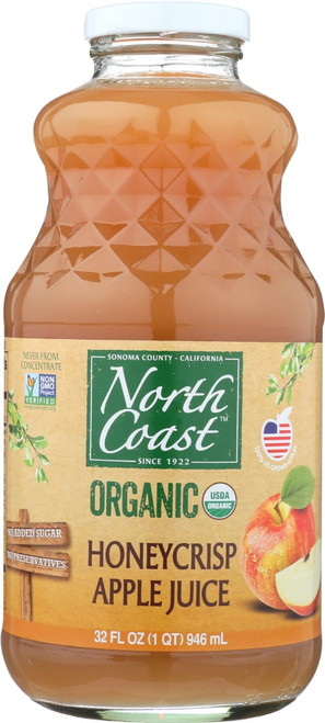 North Coast: Organic Honey Crisp Apple Juice, 32 Fl Oz