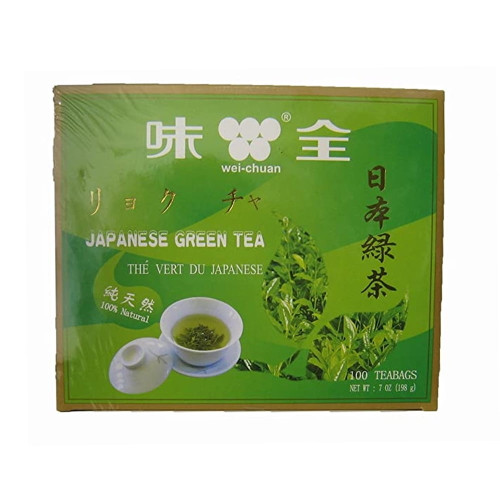 Wei-chuan Japanese Green Tea 100 Tea Bags