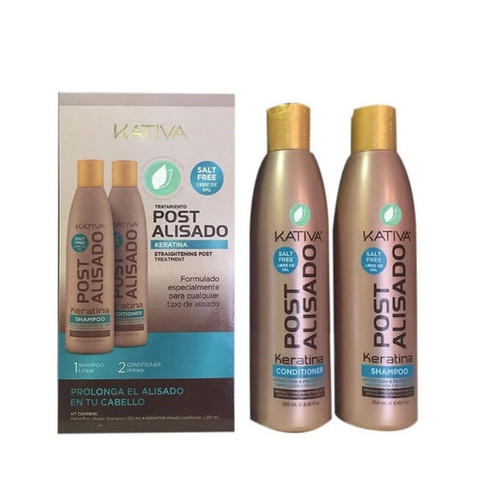Kativa - Post Straightening Kit (shampoo 250ml + Conditioner 250ml)