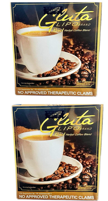 Gluta Lipo Coffee 13-in-1 Slimming ( 2 Pack)