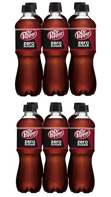 Dr Pepper Zero Sugar, 16.9 Oz. Bottles (pack Of 12)