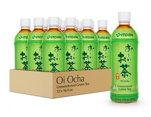 Ito En Oi Ocha Unsweetened Green Tea, 16.9 Fl Oz. (12-pack)