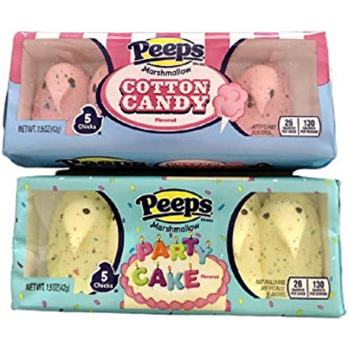 Marshmallow Peeps Variety Pack - Cotton Candy And Party Cake