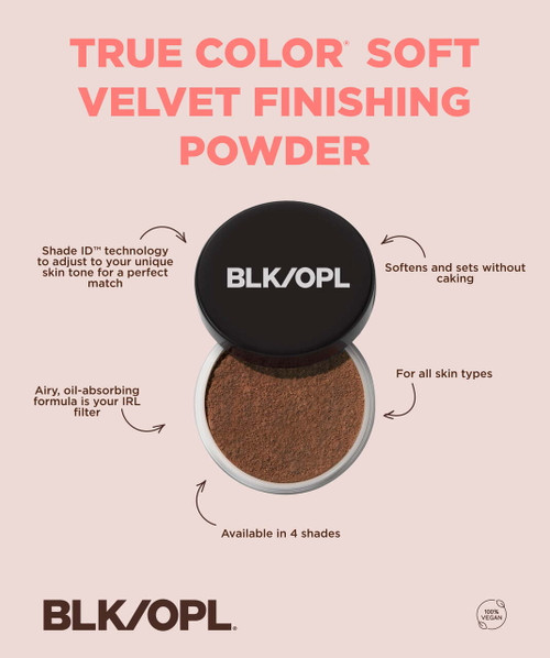 Black Opal Soft Velvet Finishing Powder, Hypoallergenic, Neutral Light