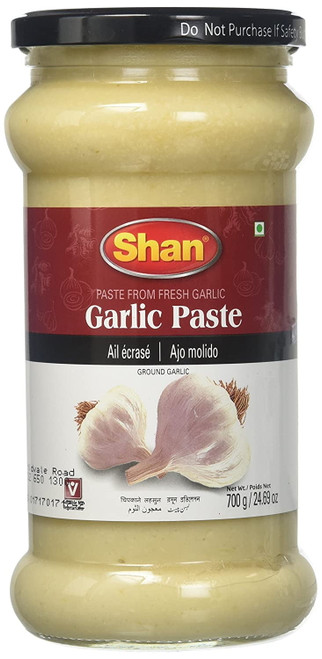 Shan - Garlic Paste (ground Garlic), 700 Grams(gm)