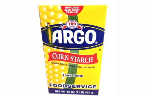 Ninechef Bundle - Corn Starch - 16oz (pack Of 6) + 1 Ninechef Brand Long Handle Spoon