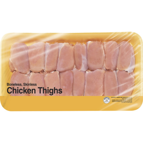 Freshness Guaranteed Boneless Skinless Chicken Thighs Family Pack, 4.7 - 5.6 Lb