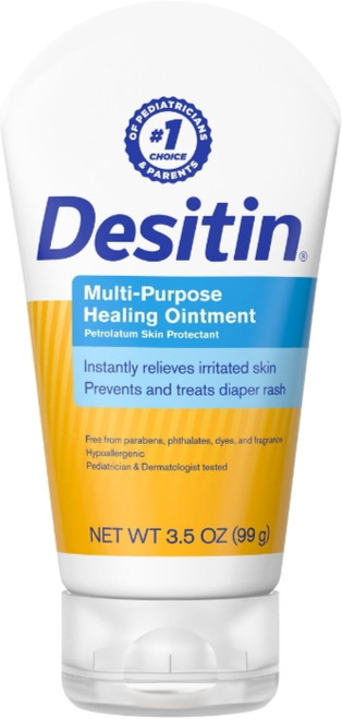 Desitin Multipurpose Baby Diaper Rash Ointment With White Petrolatum Skin Protectant, 3.5 Oz (pack Of 4)