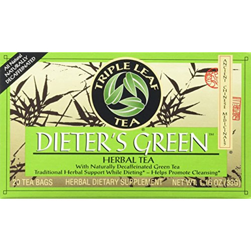 Triple Leaf Teas - Dieters Green Herbal Tea, 20 Bag