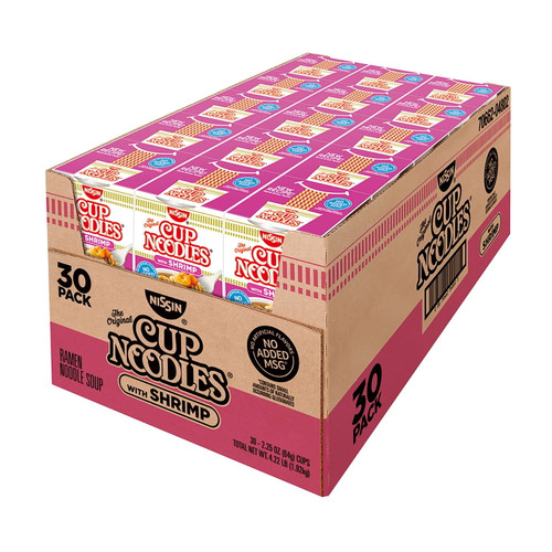 Nissin Shrimp Cup Noodles (2.25 Ounce Ea., 30 Cups)