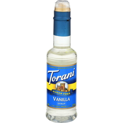 Torani Sugar Free Vanilla Syrup, 12.7 Fluid Ounce -- 4 Per Case.