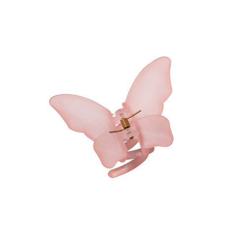 Hairitage By Mindy Take Me To The Beach Butterfly Claw Clip Barrettes For Hair, Pink, 1pc