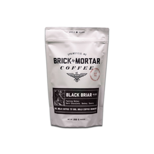 Brick And Mortar Coffee - Black Briar Blend, Whole Bean, Dark Roast, 8.8oz