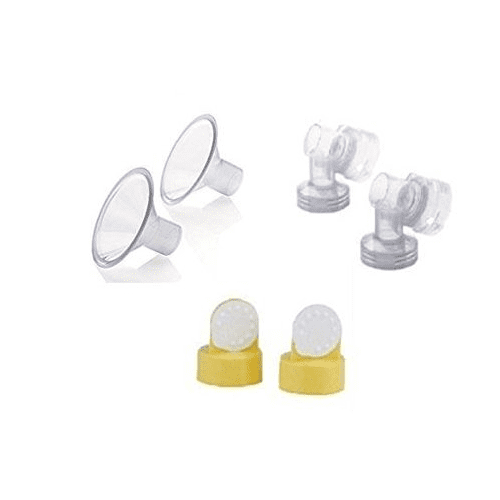 Medela Breast Shields, Connectors, Valves And Membranes (21mm Shields)