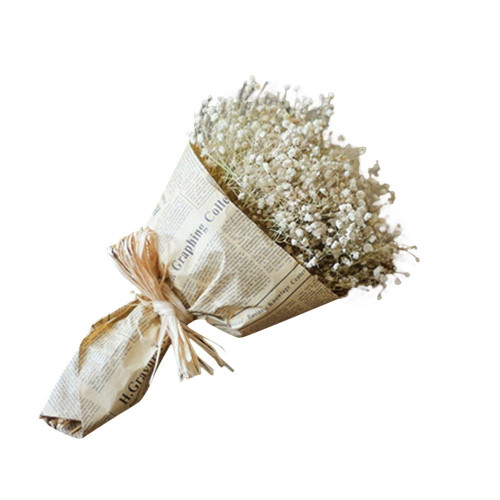 Tuscom Natural Dried Flower Baby's Breath Home Decor Natural Dried Flower Full Stars Gy