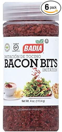Badia Bacon Bits Imitation, 4 Ounce (pack Of 6)