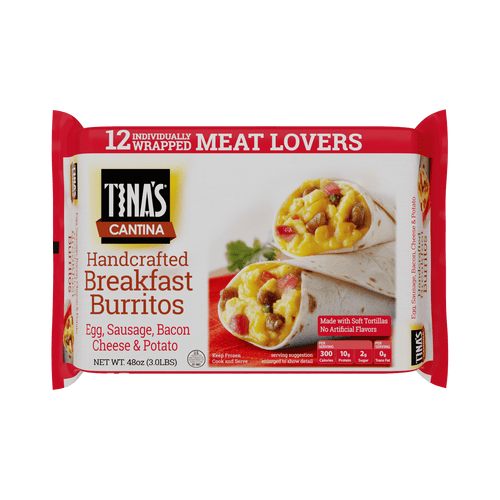 Tina's Cantina Breakfast Meat Lovers 12ct