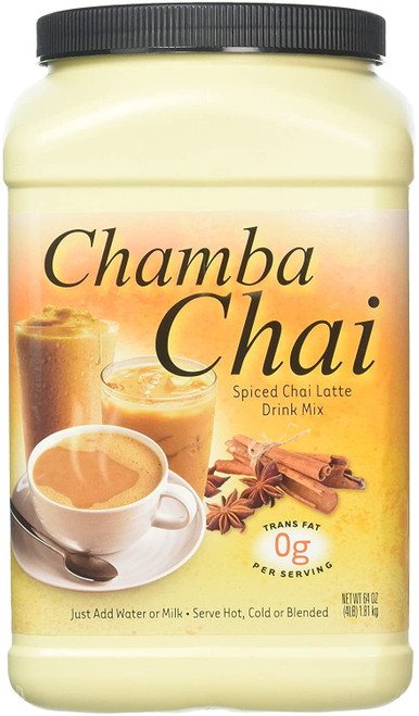 Big Train's Chamba Chai Spiced Chai Latte Drink Mix, 4 Lb (pack Of 2)