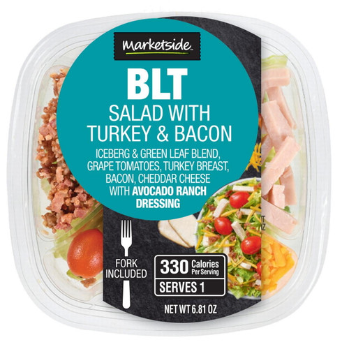 Marketside Blt Salad With Turkey & Uncured Bacon, 6.81 Oz