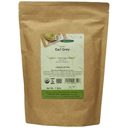 Davidson's Tea Bulk, Earl Grey, 16-ounce Bag