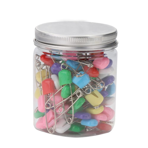 Stainless Steel Safety Pins Brooch Holder Diaper Secure Clips