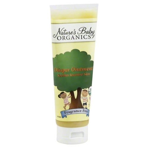 Nature's Baby Organics Fragrance Free Diaper Ointment, 3 Oz