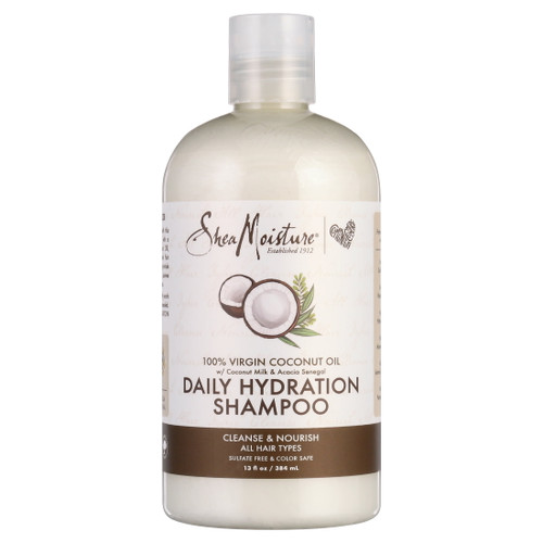 Sheamoisture Nourishing Shampoo, Daily Hydration Sulfate-free With Coconut Oil, All Hair Types,13oz