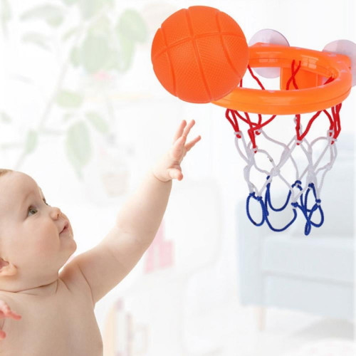 Bathtub Fun Basketball Hoop Balls Set Bathroom Shooting Game Toy For Toddler Kids Children Baby Bath Tub