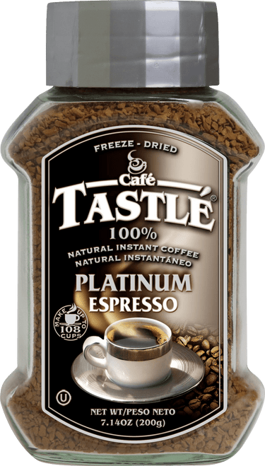 Cafe Tastle Platinum Espresso Freeze-dried Instant Coffee, 7.14 Oz