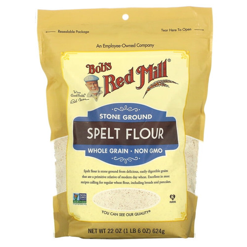 Bob's Red Mill, Spelt Flour, Whole Grain, 22 Oz