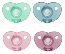 Philips Avent Soothie Heart Pacifier 0-3m, Mixed Case, 2 Pack, Scf099/00