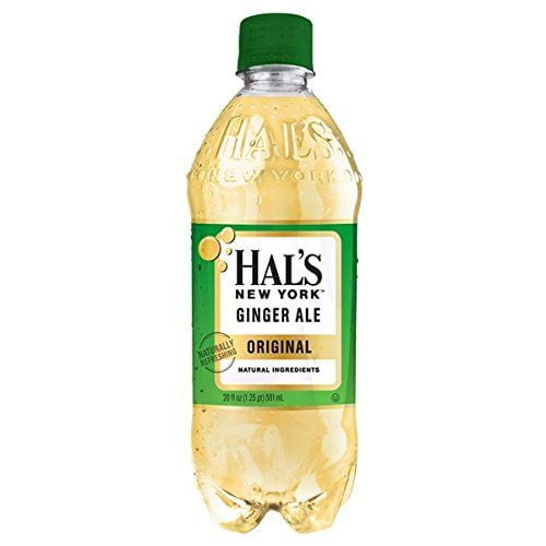 Hal's Ny Original Ginger Ale 20 Oz (24 Pack)