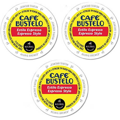 Cafe Bustelo Espresso Style, K-cups For Keurig Brewers (72 Count)