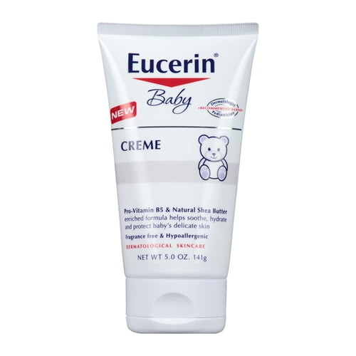 Eucerin Baby Creme, Fragrance Free, 5 Oz