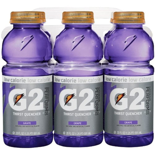 Gatorade G2 Sports Drink, Grape, Low Calorie, 20-ounce Bottles (pack Of 12)