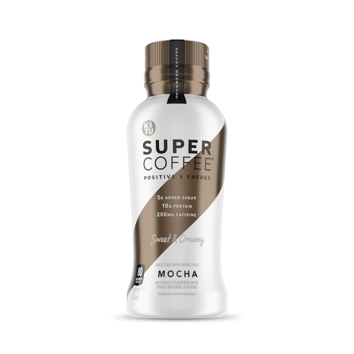 Kitu Super Coffee, Sugarfree Keto Coffee (0g Sugar, 10g Protein, 80 Calories) [mocha] 12 Fl Oz, 12 Pack