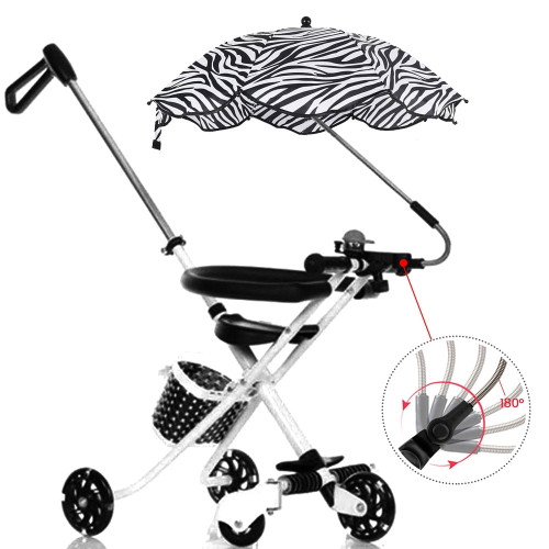 Baby Strollers Umbrella Waterproof Uv Protection Baby Pram Sun Canopy Wheelchair Pushchair Rain Umbrella Parasol With Clip Clamp Strollers Accessories(no Stroller)