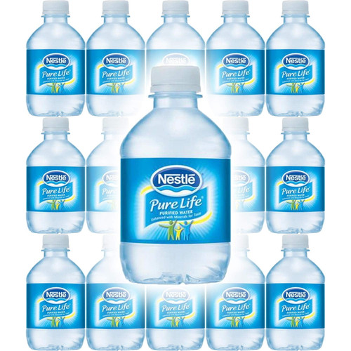 Nestle Water, Pure Life, Purified Water, 8 Fl Oz (pack Of 15, Total Of 120 Fl Oz)