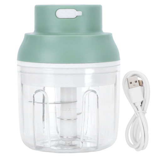 Electric Mini Food Garlic Chopper, Electric Mini Garlic Chopper, Usb Rechargeable For Grinder, Blender Garlic Baby Food Salad Green