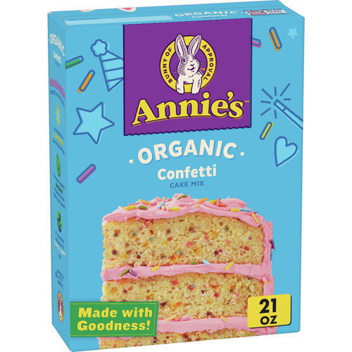 Annie's Confetti Cake Mix, Usda Certified Organic And Non-gmo, 21 Oz.