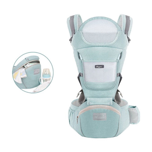 Giugt Baby Carrier 4-in-1 Convertible Ergonomic Baby Carrier With Kangaroo Bag, Breathable Front And Back Facing Baby Carrier Wrap Infant Sling For Newborn And Toddler