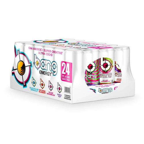 Bang Energy Pink Variety Pack, 16 Fluid Ounce (pack Of 24)