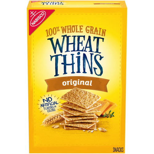 Wheat Thins Original Whole Grain Wheat Crackers, 8.5 Oz