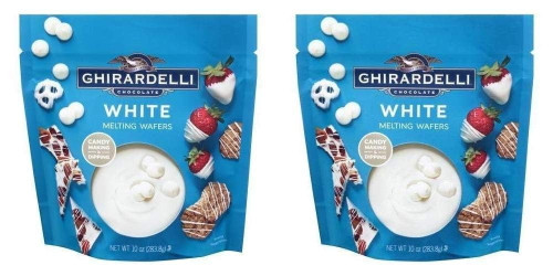 Ghirardelli, Candy Making & Dipping, White Melting Wafers, 10oz Bag - Pack Of 2
