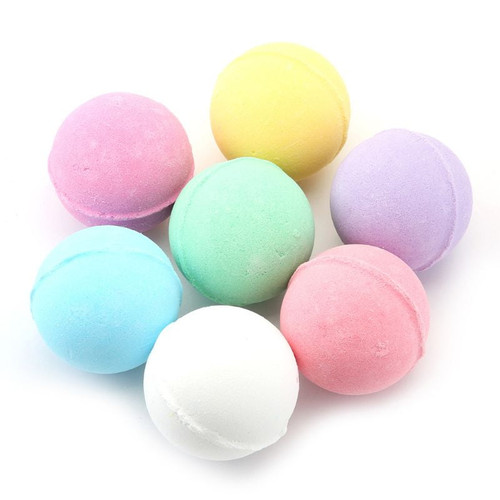 5pcs Small Bath Bomb Body Stress Relief Bubble Ball Moisturize Shower Cleaner New Random Color