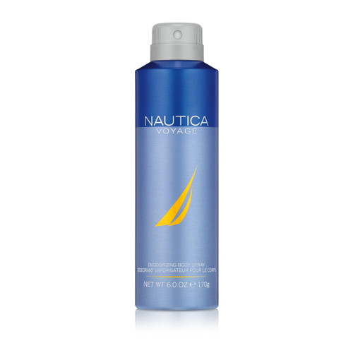 Nautica Voyage Deodorant Body Spray For Men, 6.0 Fl Oz