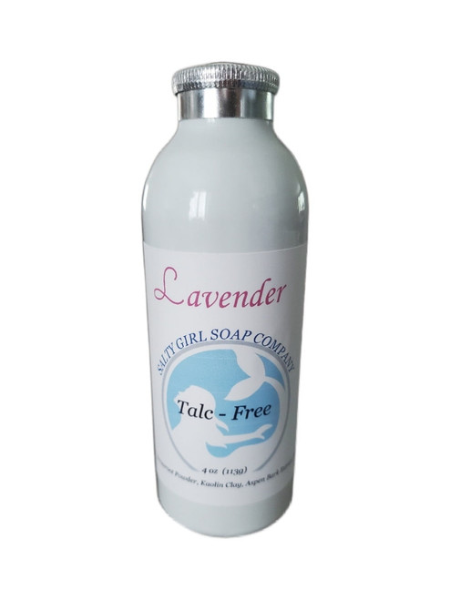 Body Powder ,  Talc Free , Lavender  ,  Natural Skincare,  By Salty Girl Soap Company