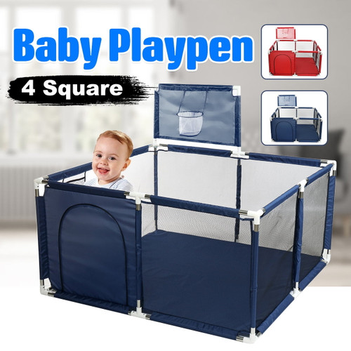 Baby Playpen Playinghouse Newborn Baby Fence Kids Play Center Yard With Safety Gate For Children Baby Kids Pool (without Balls)