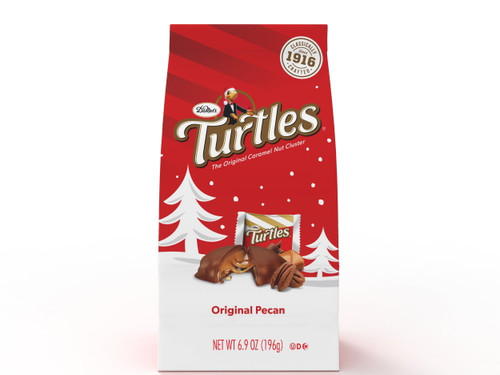 Turtles, Original Milk Chocolate Pecan Holiday Bag, 6.9oz